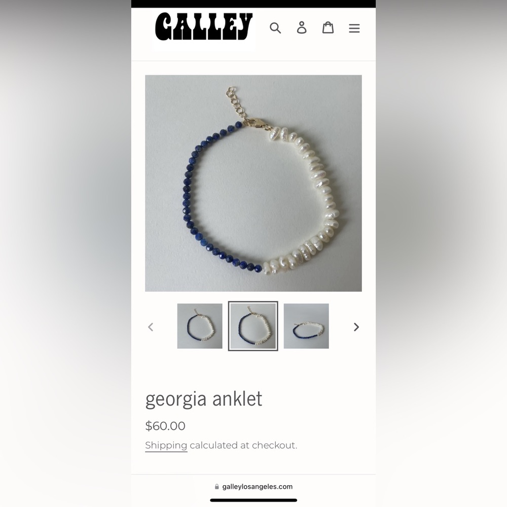 Galley Georgia Anklet